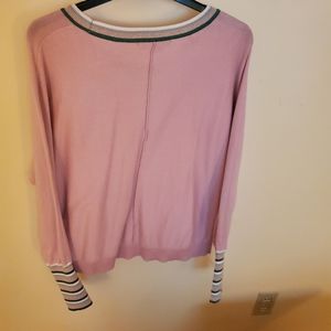 Boden Pink Cotton Sweater Dolman Sleeve great condition Sz US 8